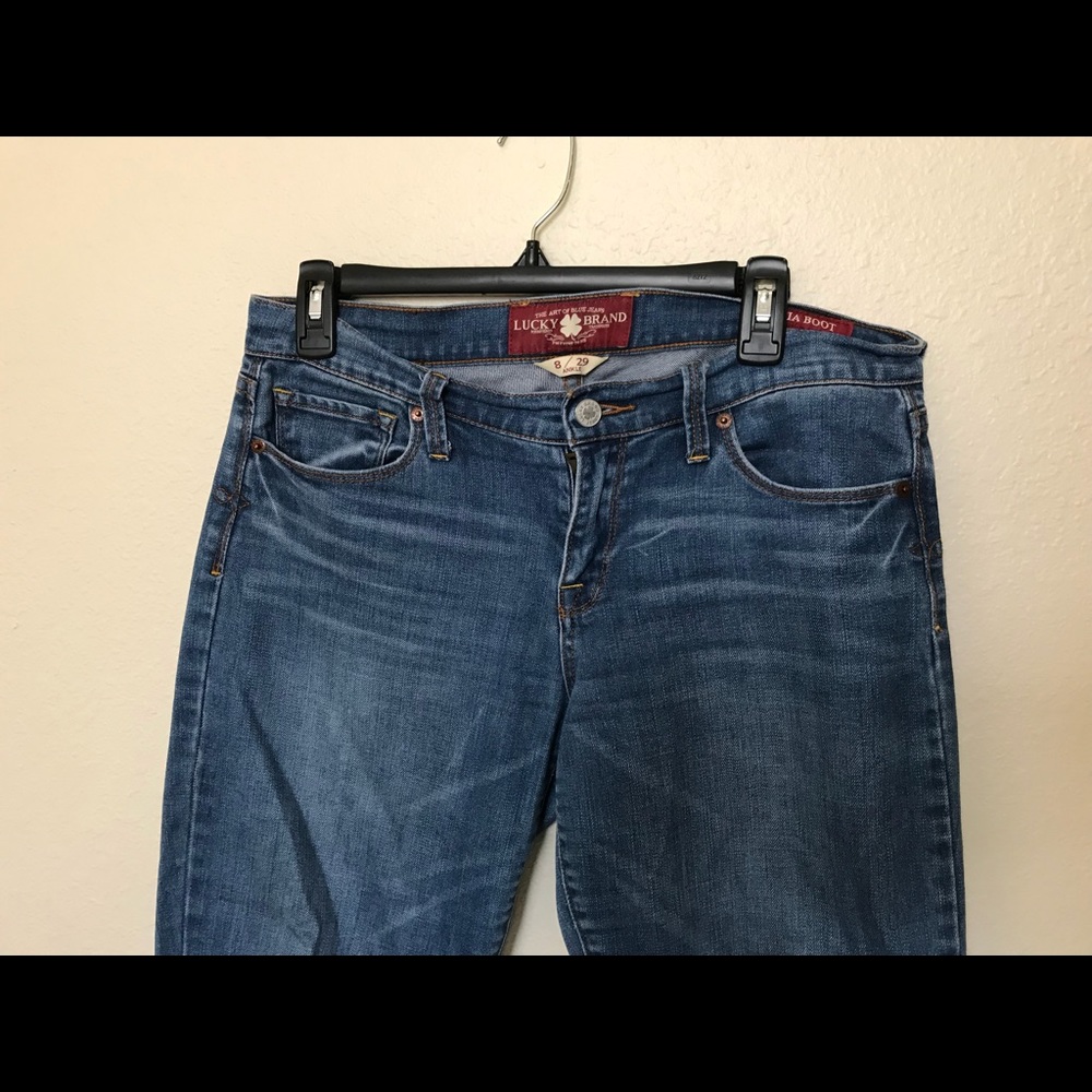 Lucky brand jeans size 8 Sofia boots ankle
